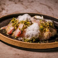 鰆のカルパッチョ  フレンチ生七味仕立て