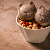 フォアグラのコンフィとドライマンゴーの白和え最中