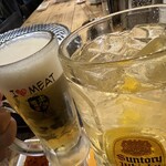 焼肉ホルモン 風土. - 乾杯！