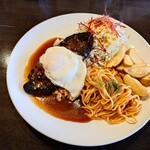 喫茶屋 かしさ - ご飯は半分にしてもらいました