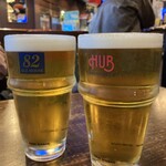 HUB - ハブクラフトセッション IPA Pint glass