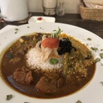 旧ヤム邸 - 角度を変えて3種カレー