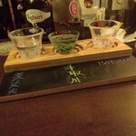 日本酒×炭火バル からんと - （Ver.カウンター限定）利き酒セット