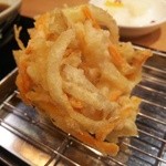 Makino - 定食共通のかき揚げ