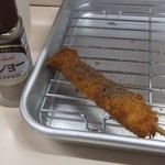 まるひさ - 牛。黒コショーかけると、抜群の美味さアップ。