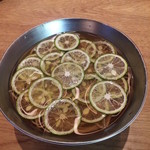 紬山荘 - 酢橘蕎麦２０１４，８昼