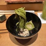 鮨 こしかわ - 茶そば