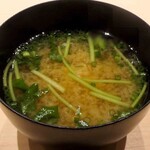 鮨 いまむら - 味噌汁