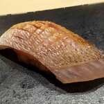 鮨 いまむら - 春子鯛の昆布締め