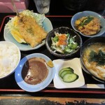 おいしい台所12カ月 - あじフライ定食1,000円