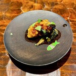 鮨 三心 - ⑨ ほっき貝の肝焼き