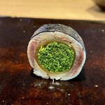 鮨 三心 - ⑯ 鰯の磯辺巻き