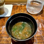 鮨 三心 - ㉑赤出汁