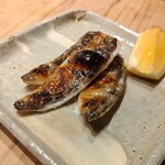 すしやのたい悟 - めひかり塩焼き（パープルキャットさん、mm5−3さん、あきら先輩さん)