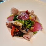 レストランI；caza - 本日の鮮魚のマリネ　旬野菜サラダ仕立て