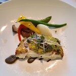 レストランI；caza - 真鯛のグリル香草焼き　野菜添え
