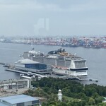 The Grill on 30th - 窓からの景色　MSCクルーズ客船