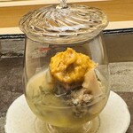 髙橋 謙太郎 - ウニと鮑とじゅんさい