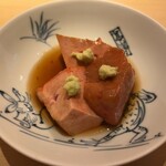 鮨 あい澤 - あん肝の煮付け