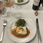 ル・クロ・モンマルトル - サーモンと帆立のタルタル仕立て様