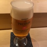 鮨 あい澤 - 生ビール