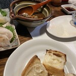 阿古 - 牛すじ味噌煮込み（フランスパン付き）