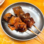 大衆酒場 かね子 - レバ タレ（２本）¥198