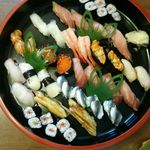 柳鮨 - ４人前で￥１０８００の盛り込み