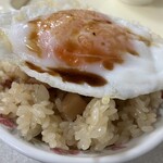 珠記大橋頭油飯 - 脂飯&荷包蛋