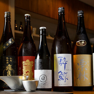 10年以上のお付き合いのある酒屋さんから仕入れる厳選ドリンク