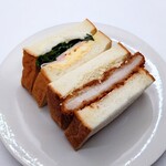 ベーカリー 風花風花 - 「ミックスサンド」＆「カツサンド」①
