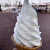 展望テラス - 絶品ソフトクリーム。
