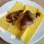 L’AS - 小鳩のロースト　パスタの絨毯サルミソース