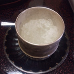 御幸荘花結び - 姉の頼んだ凍結酒です。