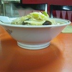 伸龍 - 味噌ﾗｰﾒﾝ\660+大盛\100(麺固め)　側面