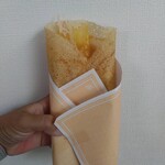 こめこクレープはしっこや - カスタードアップルシナモンのミニサイズ