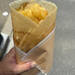 こめこクレープはしっこや - カスタードアップルシナモン