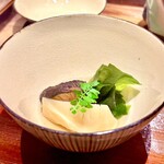 炎水 - 「鳴門和布」「筍」「原木椎茸」の若竹煮　噛むほどに旨さ滲み出ます