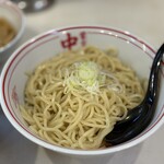 蒙古タンメン中本 - 冷水で〆られた麺