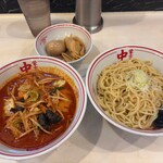 蒙古タンメン中本 - 冷やし味噌やさい＋メチャアジ＋野菜大盛＋麺大盛