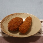 みーとはうす カネコ - 料理写真:メンチカツとコロッケ(里芋)