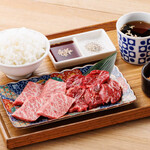 焼肉食堂やまと - 和牛カルビ・上ハラミ定食