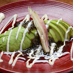 山海倶楽部 - アボカドのりわさびのっけ
