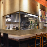 山海倶楽部 - カウンター席