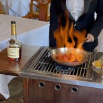 ザ・フジヤ - 目の前でフランベ！