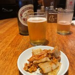 清香園 - おとおしのキムチ。超からい。