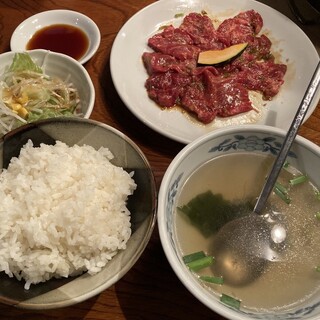 とうげん - 料理写真:カルビランチ