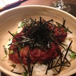 ワインと天ぷら マエヤシキ - 納豆かき揚げ丼