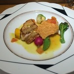 母屋　虎幻庭 - のどぐろと帆立、野菜