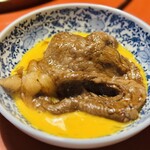 和田金 - 玉子につけたお肉